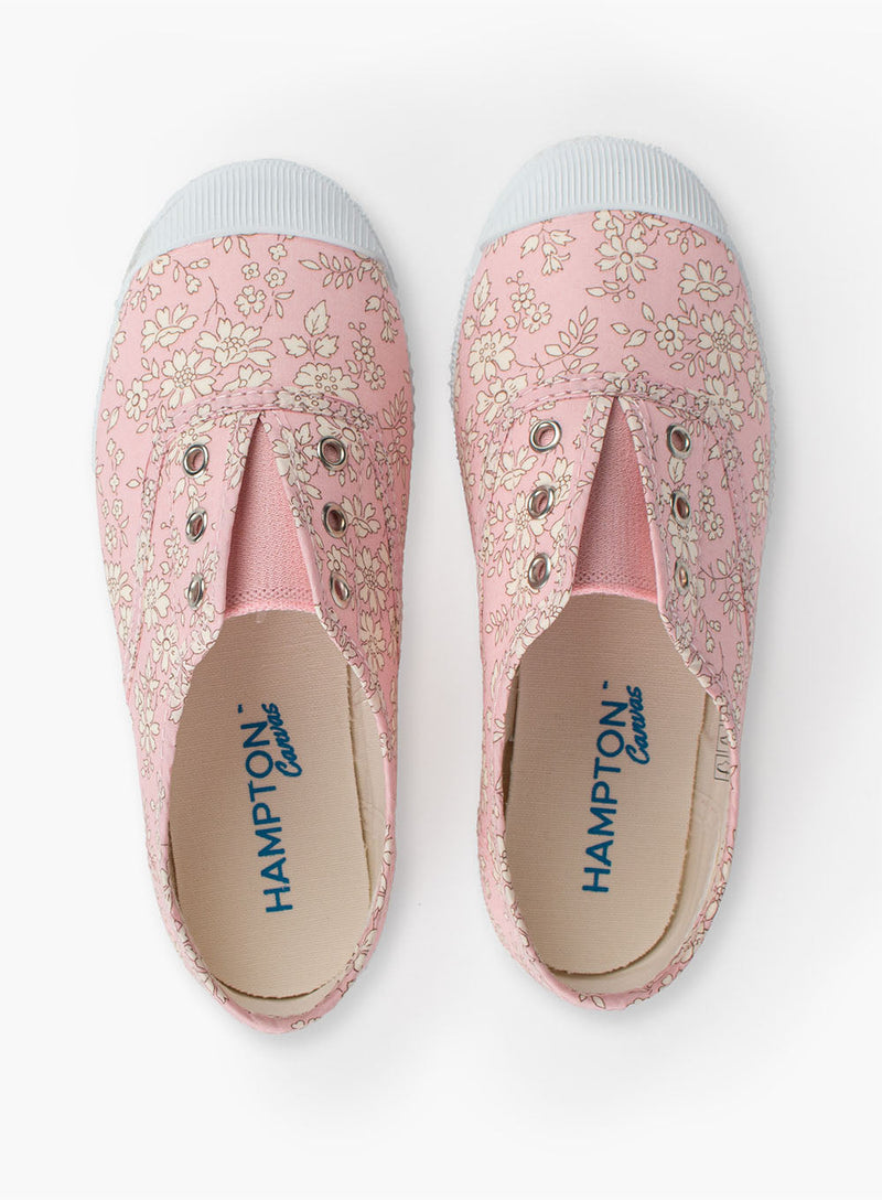 Hampton Canvas Canvas Shoes Hampton Canvas Plum Plimsolls in Pink Capel