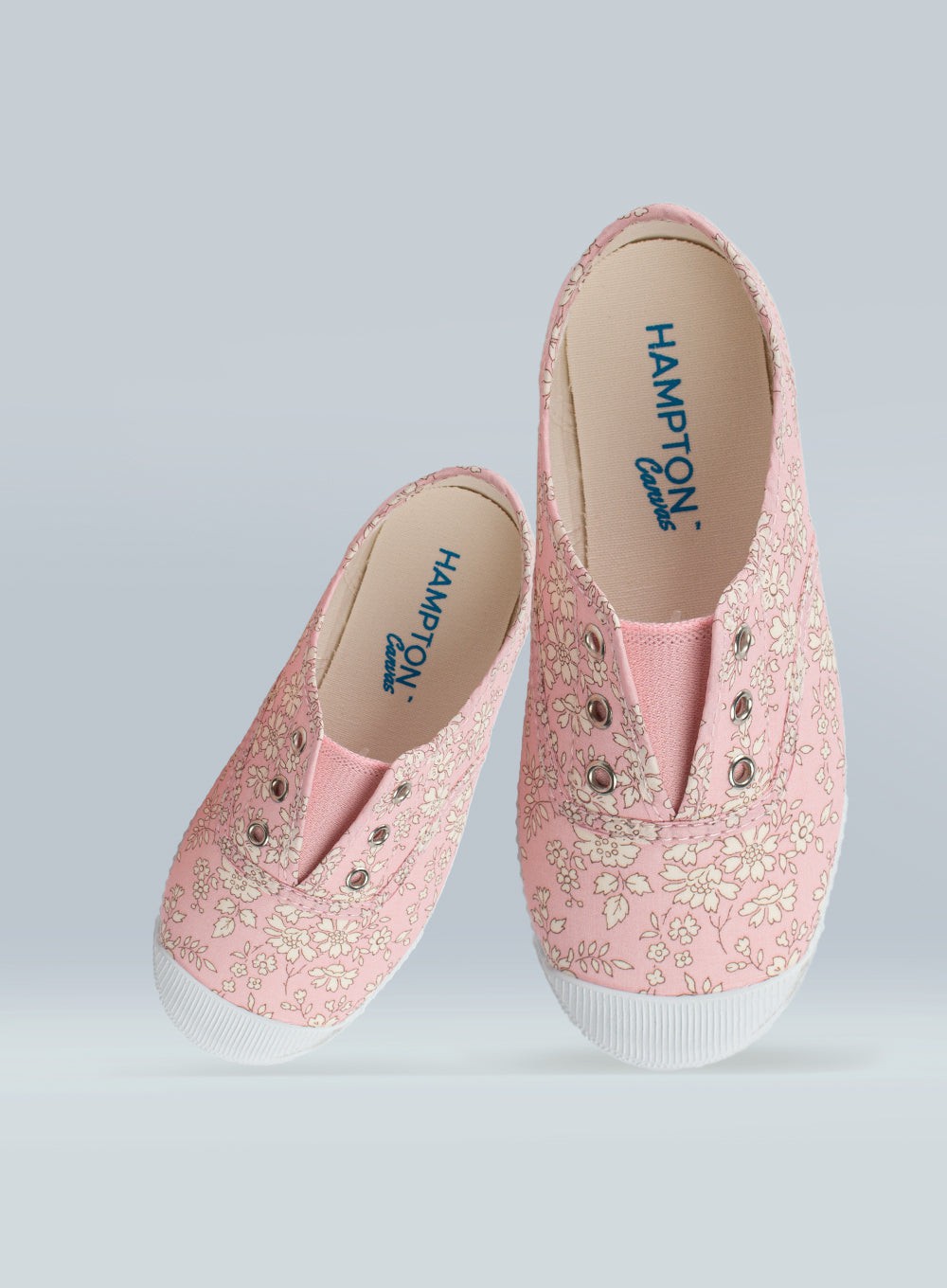 Hampton Canvas Canvas Shoes Hampton Canvas Plum Plimsolls in Pink Capel