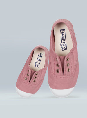 Hampton Canvas Canvas Shoes Hampton Canvas Plum Plimsolls in Rosa