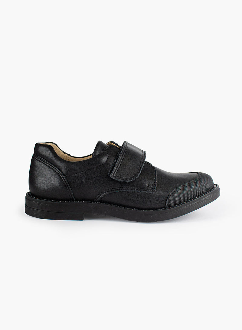 Hampton Classics William School Shoes in Black Trotters London
