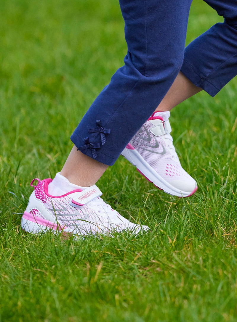 Hampton Sport Trainers Hampton Sport Bolt Trainers in White/Pink