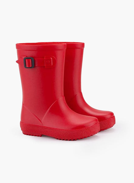 Igor Splash Euri Wellington Boots in Red Trotters London