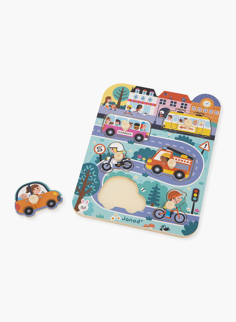 Janod Toy In The Town Puzzle