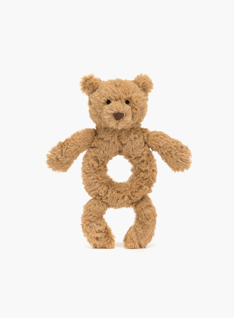 Jellycat Toy Jellycat Bartholomew Bear Ring Rattle