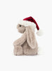 Jellycat Toy Jellycat Medium Bashful Christmas Bunny