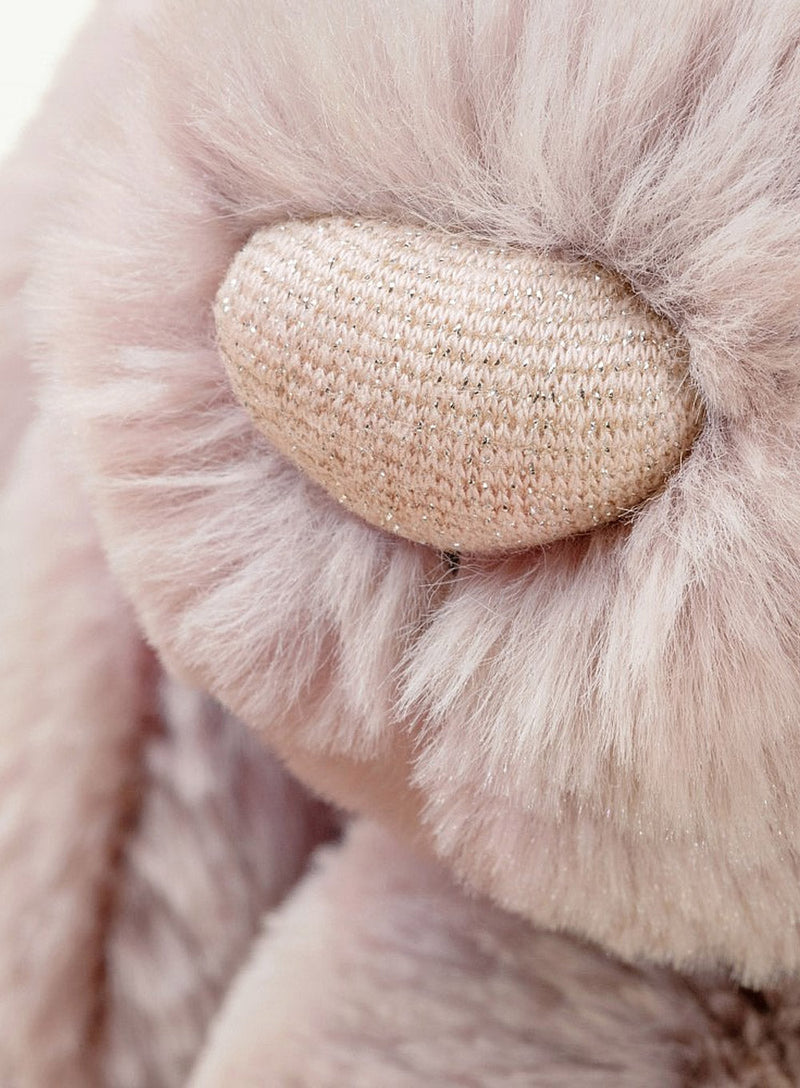 Jellycat Toy Rosa Luxe Jellycat Medium Bashful Bunny