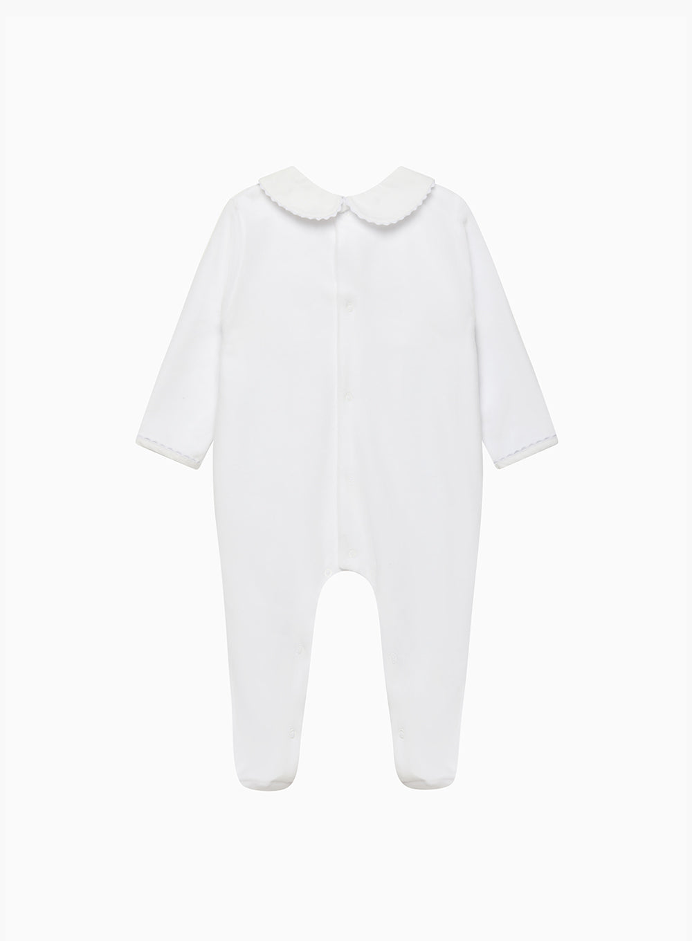 Lapinou All-in-One Baby Velour Dasher Smocked All-in-One