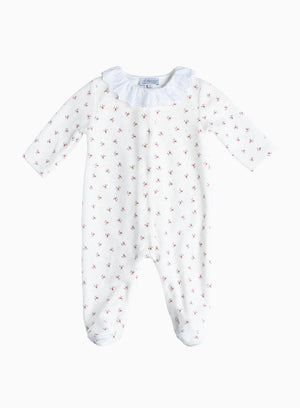 Lapinou All-in-One Little Miniature Floral Velour All-in-One