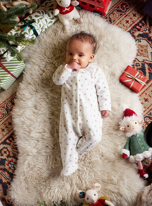 Lapinou All-in-One Little Miniature Floral Velour All-in-One