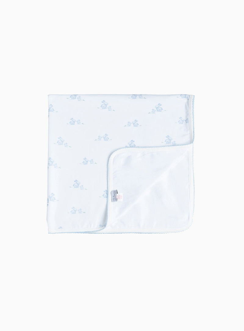 Lapinou Blanket Little Bunny Blanket in Pale Blue