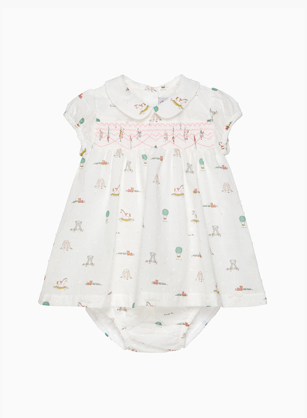 Lapinou Dress Baby Bunny & Friends Smocked Dress