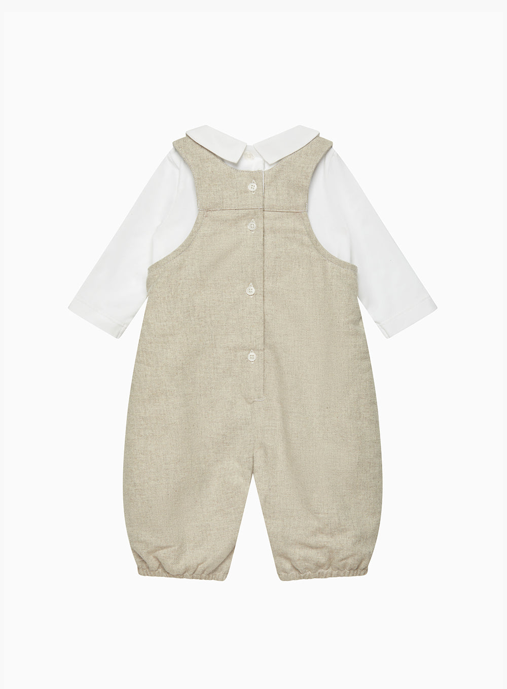 Lapinou Dungarees Baby Augustus & Friends Smocked Dungarees