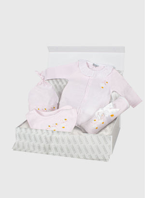 Lapinou Gift Set 3/6M Baby Pink Duckling Gift Set