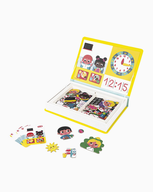 Janod Toy Magnéti' Book Learn To Tell the Time