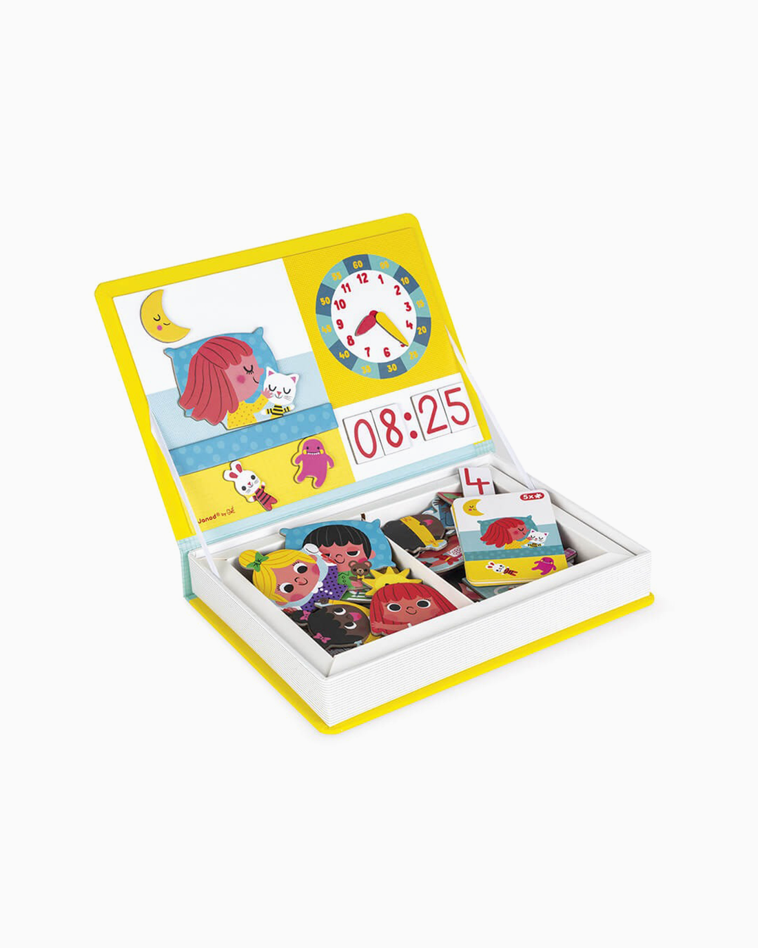 Janod Toy Magnéti' Book Learn To Tell the Time