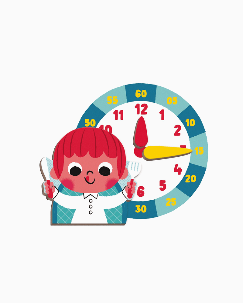 Janod Toy Magnéti' Book Learn To Tell the Time