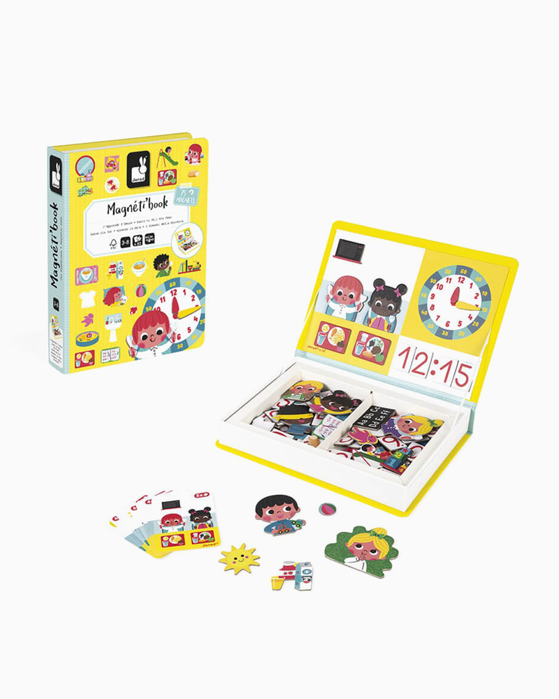 Janod Toy Magnéti' Book Learn To Tell the Time
