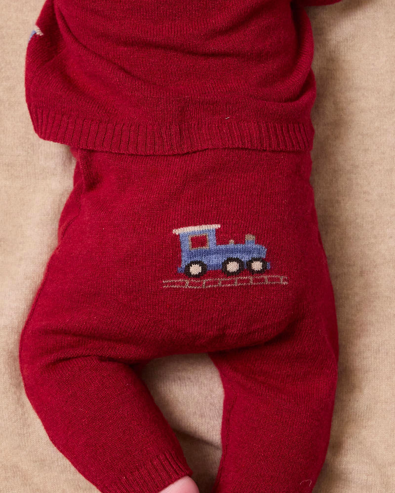 Lapinou Leggings Baby Train Leggings