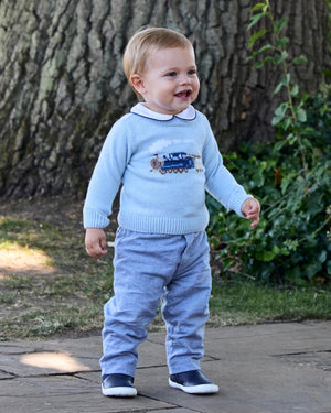 Chelsea Clothing Company Jumper Baby Steam Train Jumper