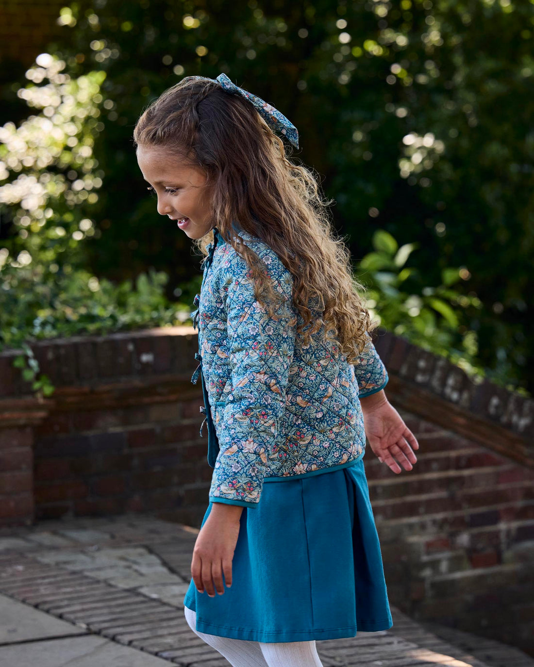 Lily Rose Jacket Quilted Jacket in Strawberry Thief