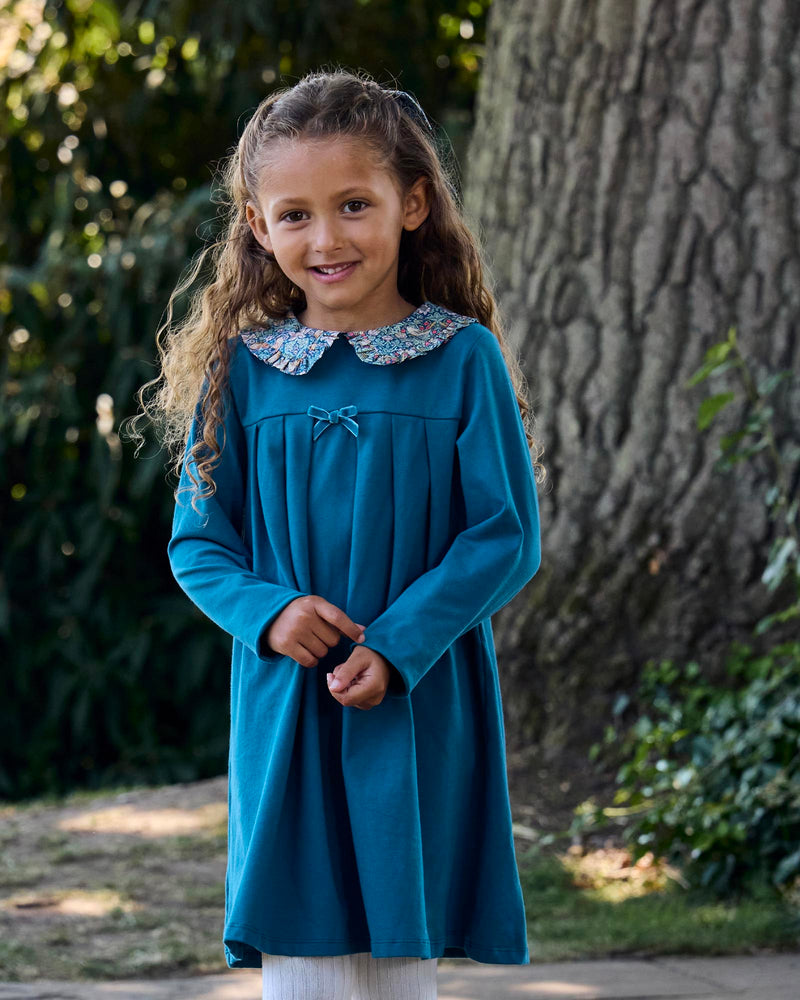 Lily Rose Dress Violet Strawberry Thief Jersery Dress
