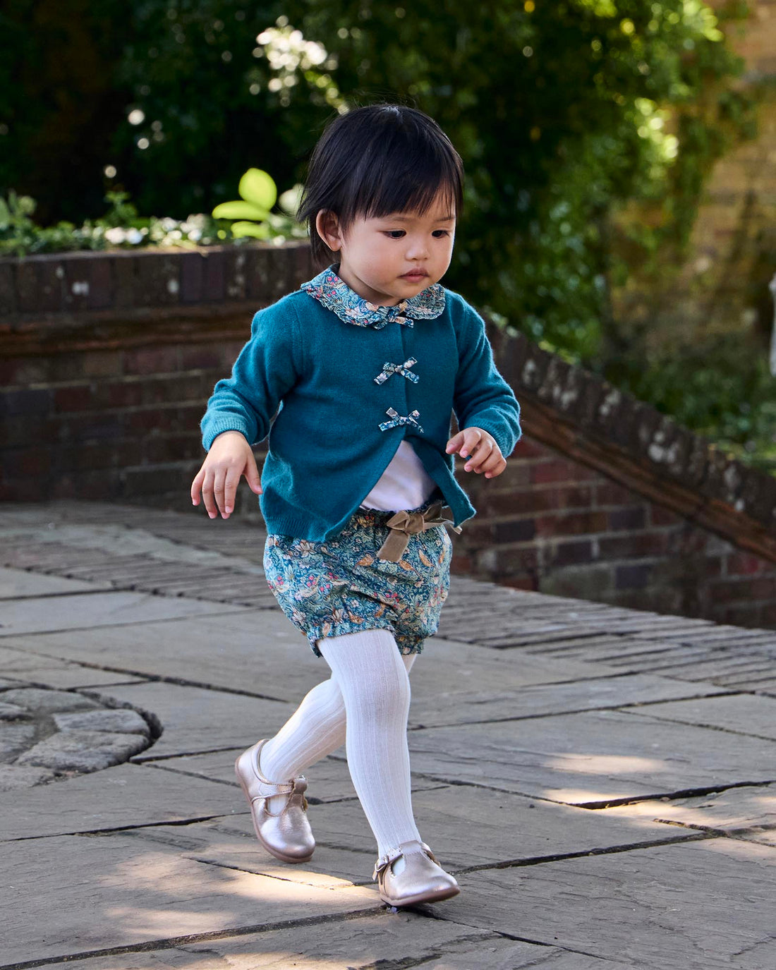 Lily Rose Cardigan Baby Strawberry Thief Bow Cardigan