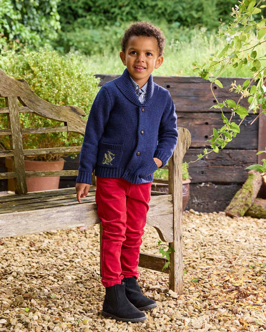 Chelsea Clothing Company Cardigan Knight & Dragon Shawl Cardigan