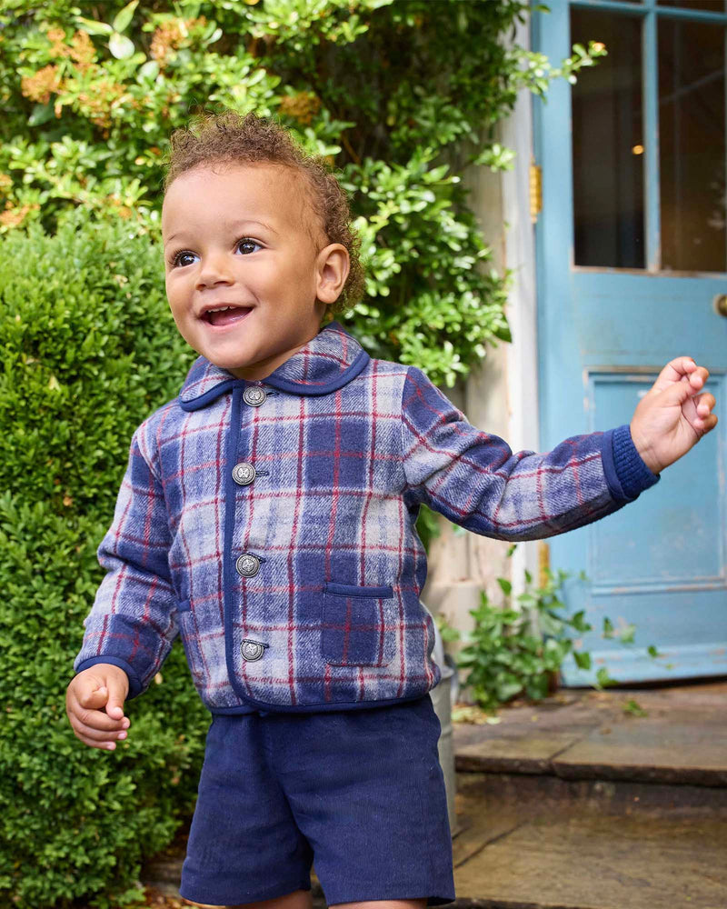 Trotters Heritage Jacket Jude Jacket in Navy