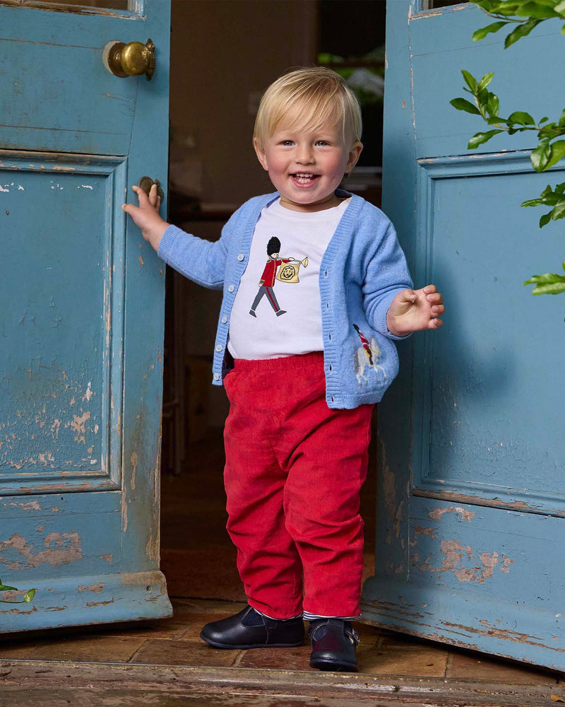 Chelsea Clothing Company Trousers Baby Rafferty Cord Trousers in Red