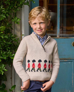 Thomas Brown Jumper Marching Guardsman Half-Zip Jumper