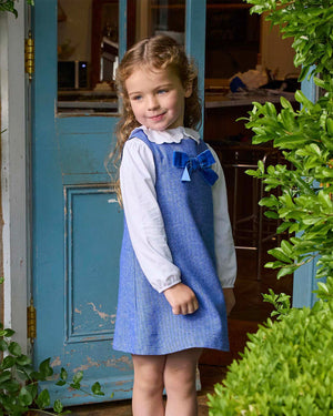 Confiture Dress Georgina Bow Dress in Blue
