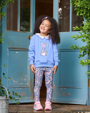 Lily Rose Sweatshirt Tatum Floral Bunny Sweatshirt