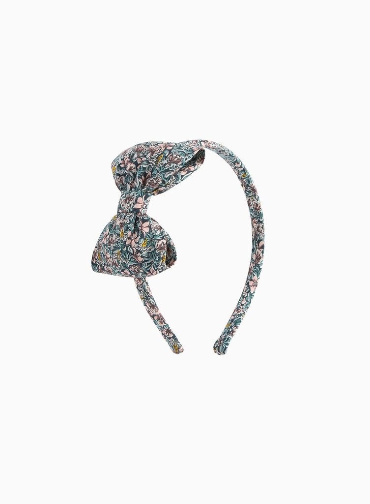 Lily Rose Alice Bands Big Bow Headband in Ragged Robin