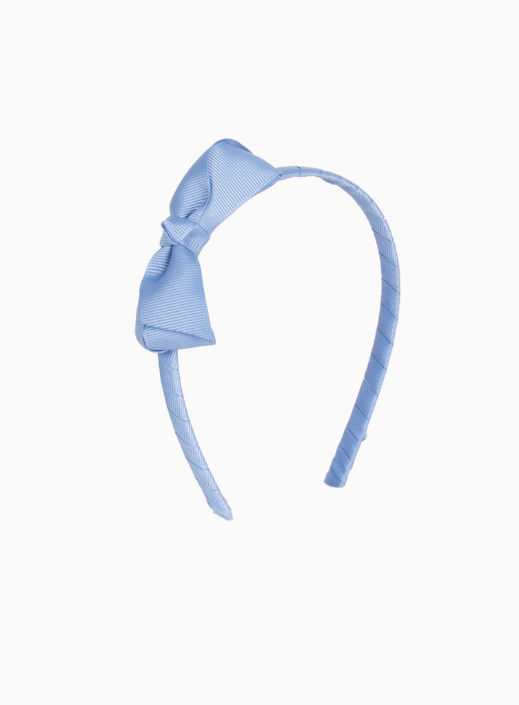 Lily Rose Alice Bands Pretty Bow Alice Band in French Blue