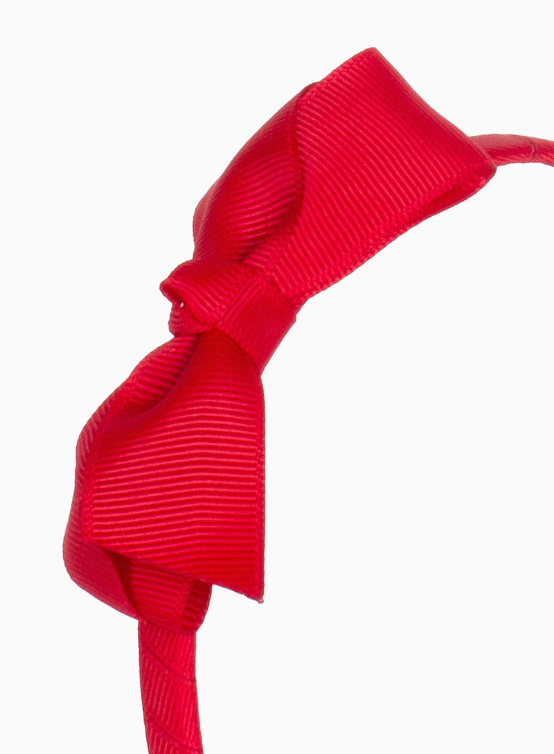Lily Rose Alice Bands Pretty Bow Alice Band in Ruby