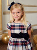 Lily Rose Alice Bands Velvet Big Bow Alice Band in Navy