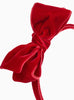 Lily Rose Alice Bands Velvet Big Bow Alice Band in Red