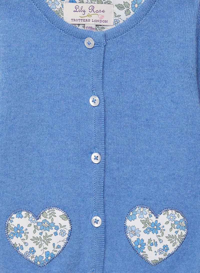 Lily Rose Cardigan Baby Floret Heart Cardigan