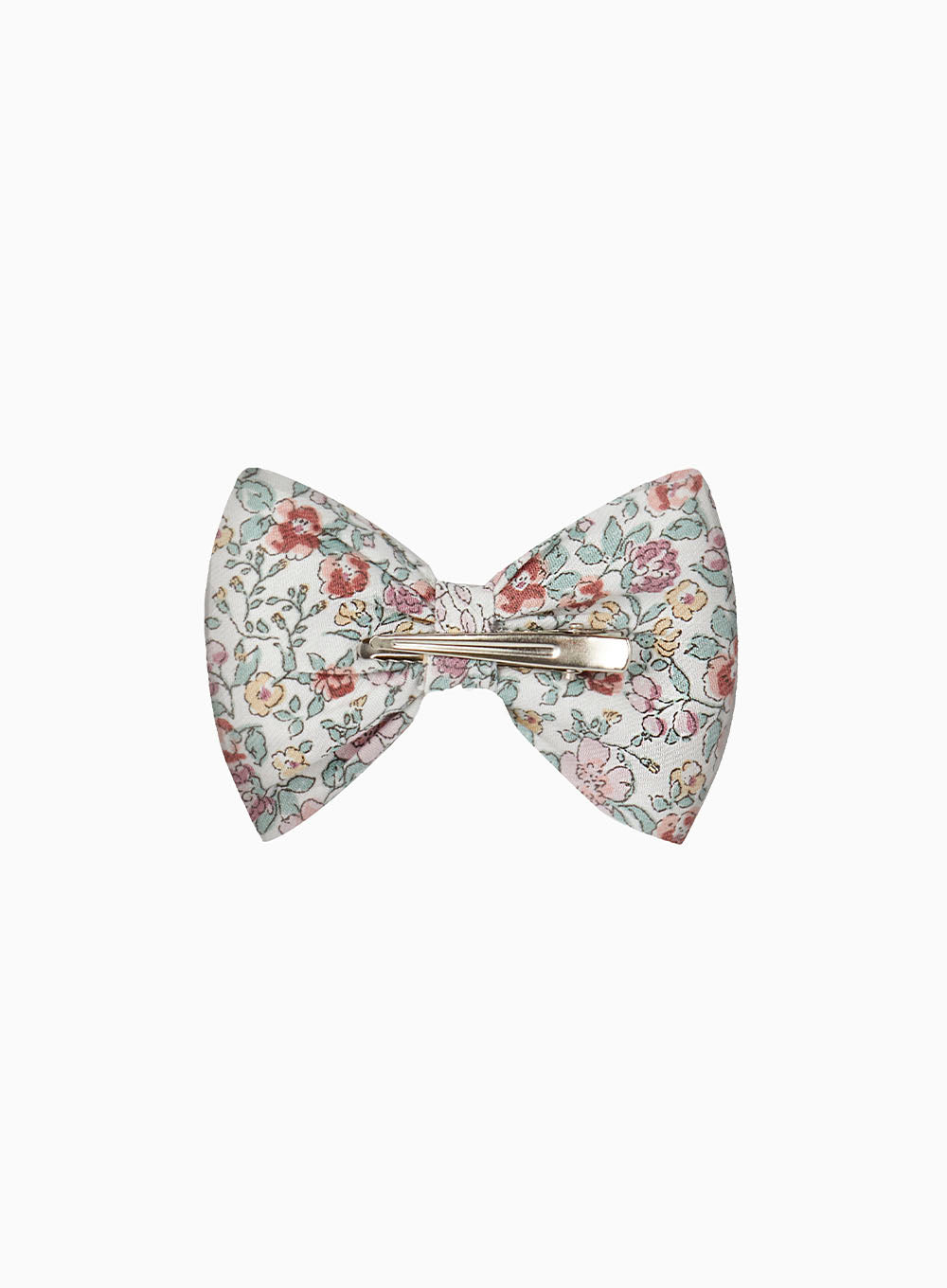 Lily Rose Clip Bow Hair Clip in Pink Floral