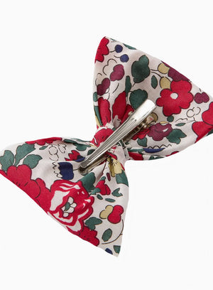 Lily Rose Clip Bow Hair Clip in Red Betsy