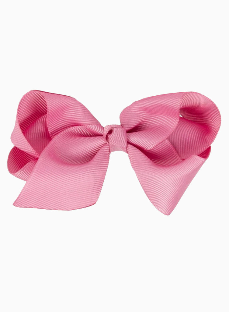 Lily Rose Clip Extra Large Bow Hair Clip in Dusky Pink
