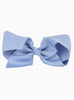 Lily Rose Clip Extra Large Bow Hair Clip in French Blue