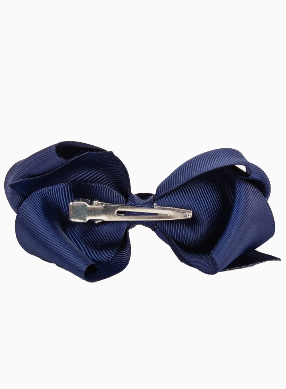 Lily Rose Clip Extra Large Bow Hair Clip in Navy