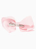 Lily Rose Clip Extra Large Bow Hair Clip in Powder Pink