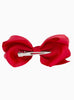 Lily Rose Clip Extra Large Bow Hair Clip in Ruby