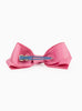 Lily Rose Clip Large Bow Hair Clip in Dusky Pink