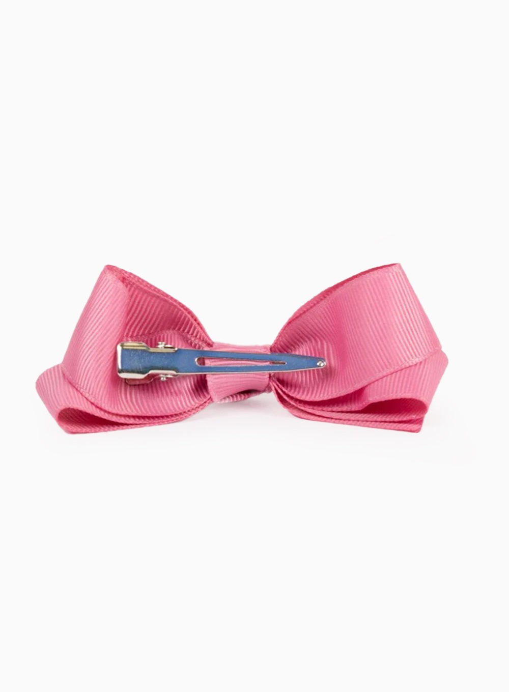 Lily Rose Clip Large Bow Hair Clip in Dusky Pink