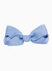 Lily Rose Clip Large Bow Hair Clip in French Blue