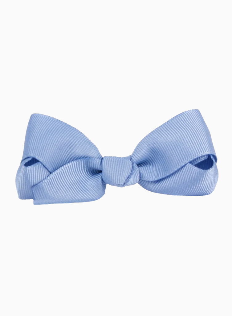 French Blue Large Bow Hair Clip-FRBLU-LARGE | Trotters Childrenswear