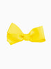 Lily Rose Clip Large Bow Hair Clip in Lemon